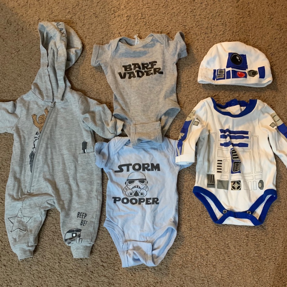 Star Wars baby outfits
